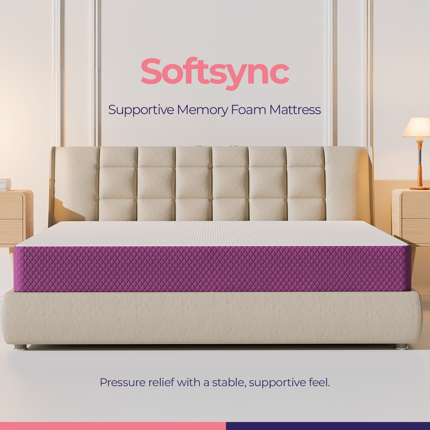 Response Softsync Supportive Memory Foam Mattress | Adaptive Pressure Relief & Spinal Alignment