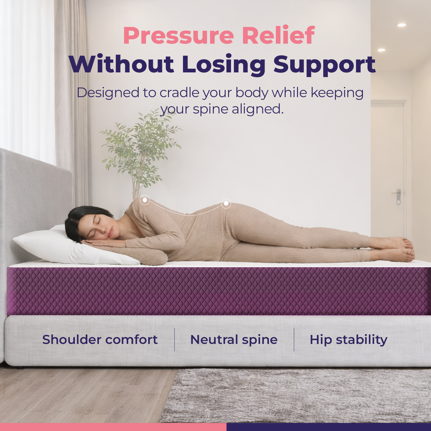 Response Softsync Supportive Memory Foam Mattress | Adaptive Pressure Relief & Spinal Alignment
