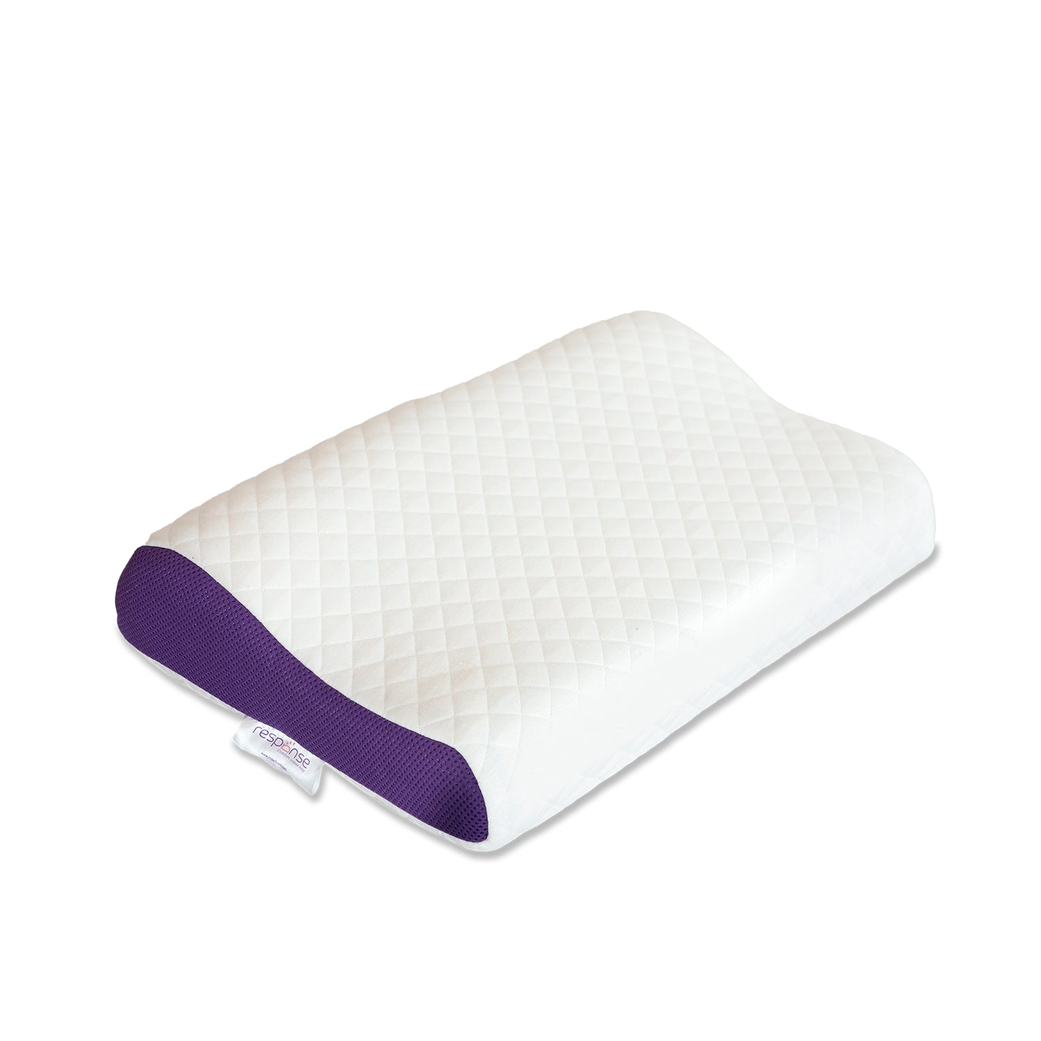 Response King Size Orthopedic Memory Foam Pillow, Cool Gel Infused Cervical Memory Foam Pillow for Neck & Shoulder Pain with Removable Cover