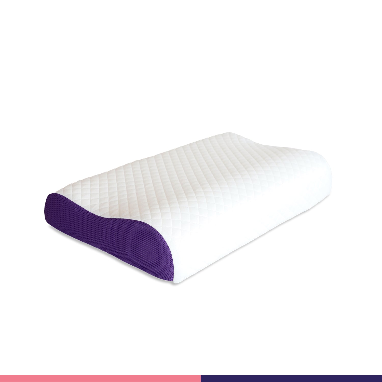 Response King Size Orthopedic Memory Foam Pillow, Cool Gel Infused Cervical Memory Foam Pillow for Neck & Shoulder Pain with Removable Cover